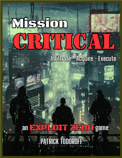 LAUNCHING 13th NOV - Exploit Zero : Mission Critical - Cyberpunk Terrain