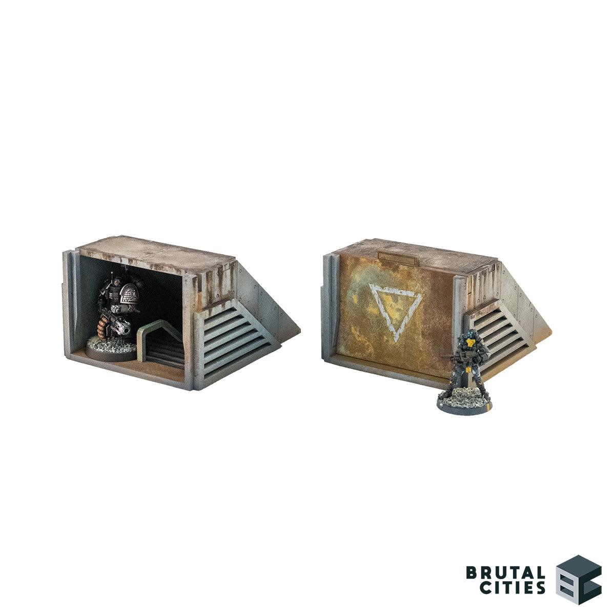 wargaming bunker or subway entrance terrain