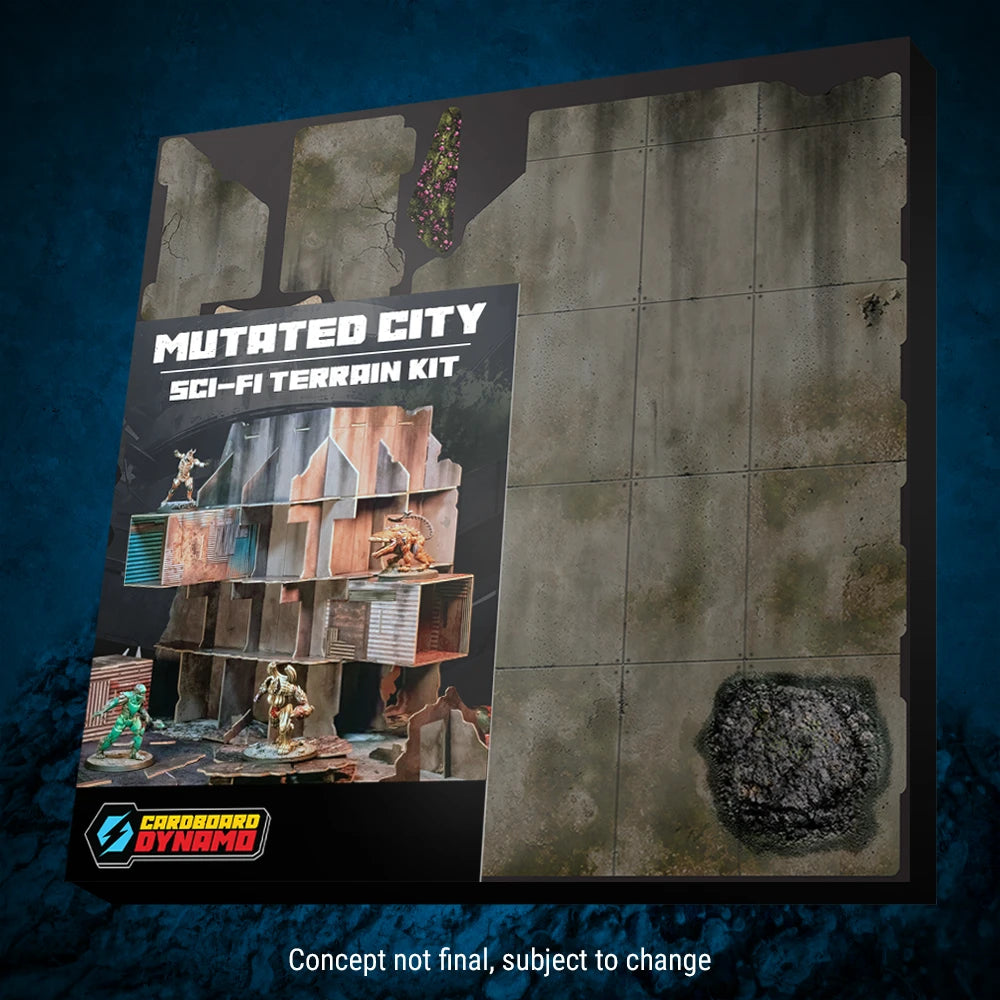 28mm Post-Apocalyptic Mutated City Terrain - Full Colour | PRE-ORDER