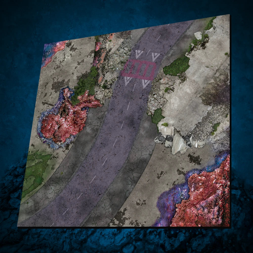 Grave Trigger - Mutated City Neoprene Playmat | PRE-ORDER