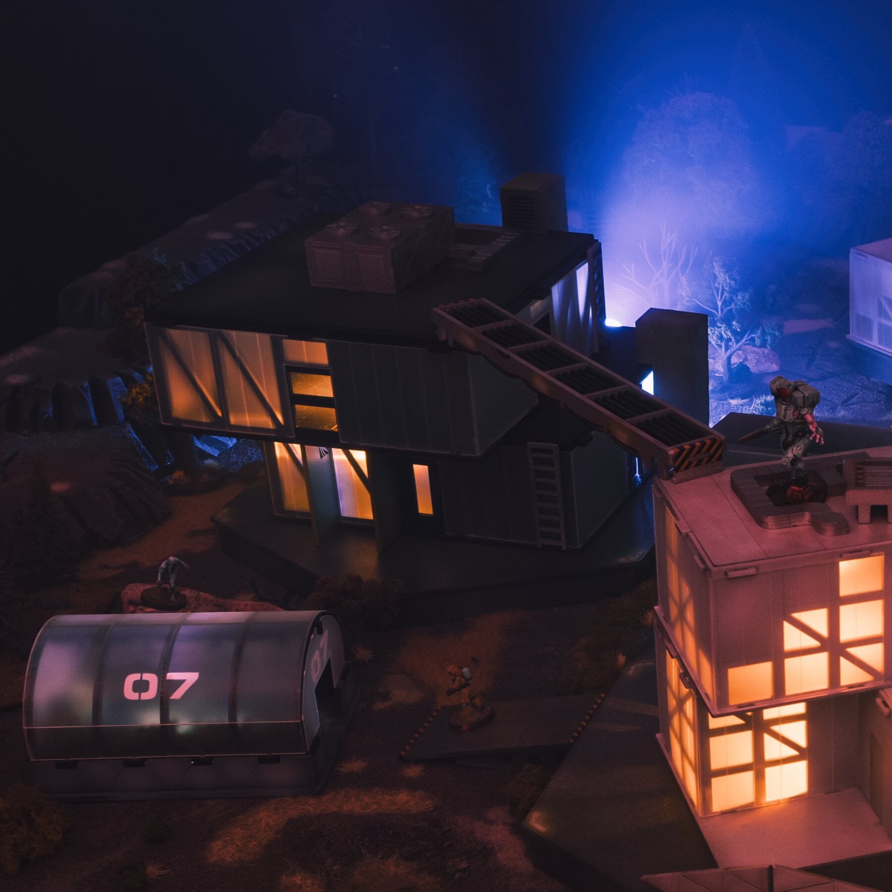 Infinity Objective room terrain with led lights