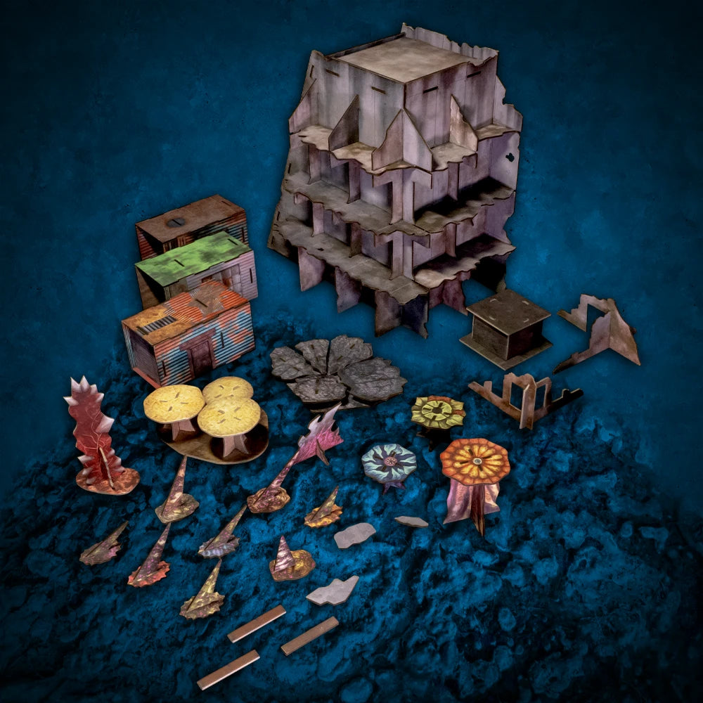 28mm Post-Apocalyptic Mutated City Terrain - Full Colour | PRE-ORDER