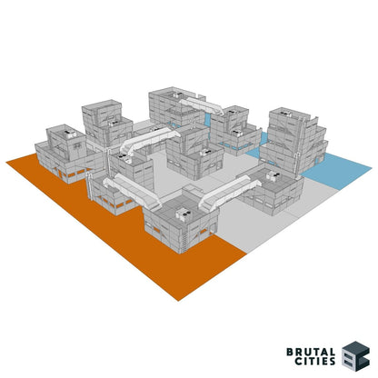 Eternity Labs Sci-Fi/Modern terrain infinity the game tournament table layout