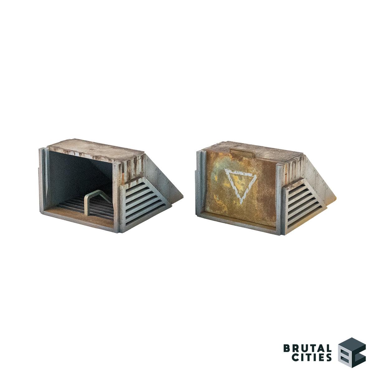 Bunker / Subway Entrances - Wargaming Terrain 