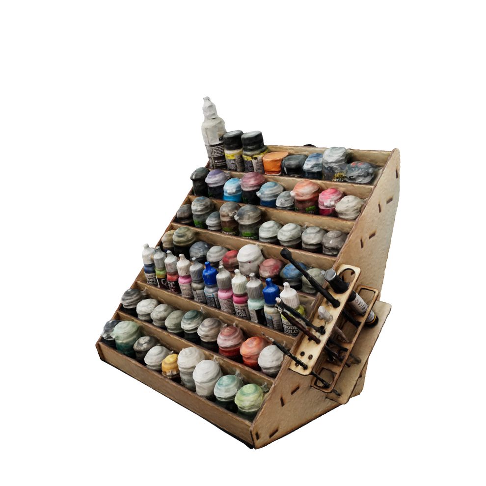 Hobby Pain Rack Paint Racks | MDF Hobby Paint Racks Online | Brutal Cities