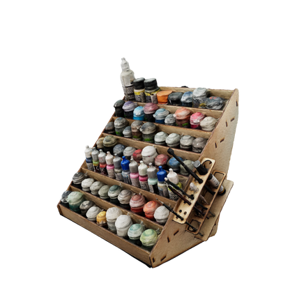 Sphere Products - Vertical Paint Rack for Foundry/Humbrol type paints.
