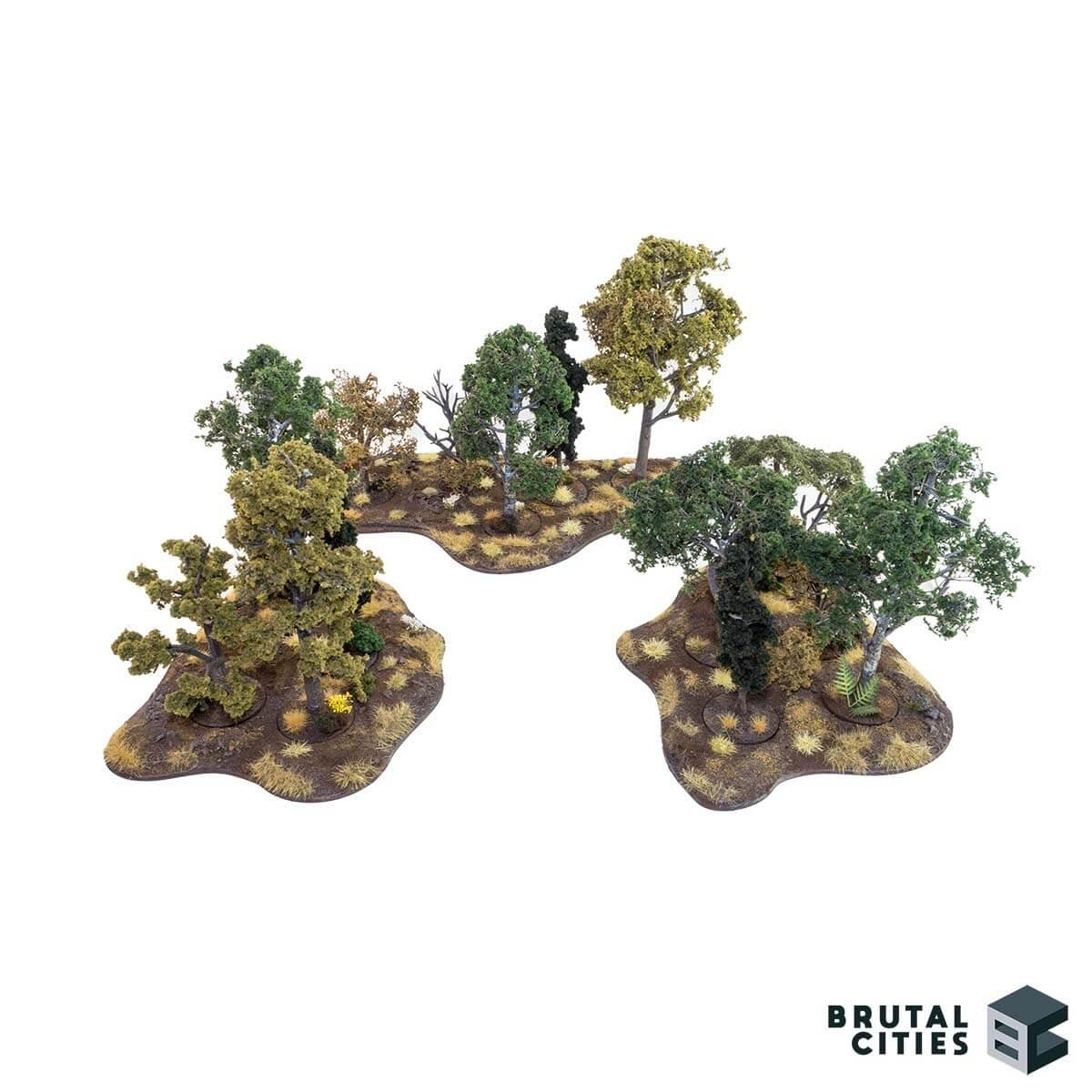 MDF Forest Terrain Bases (40mm) - Wargaming Terrain 