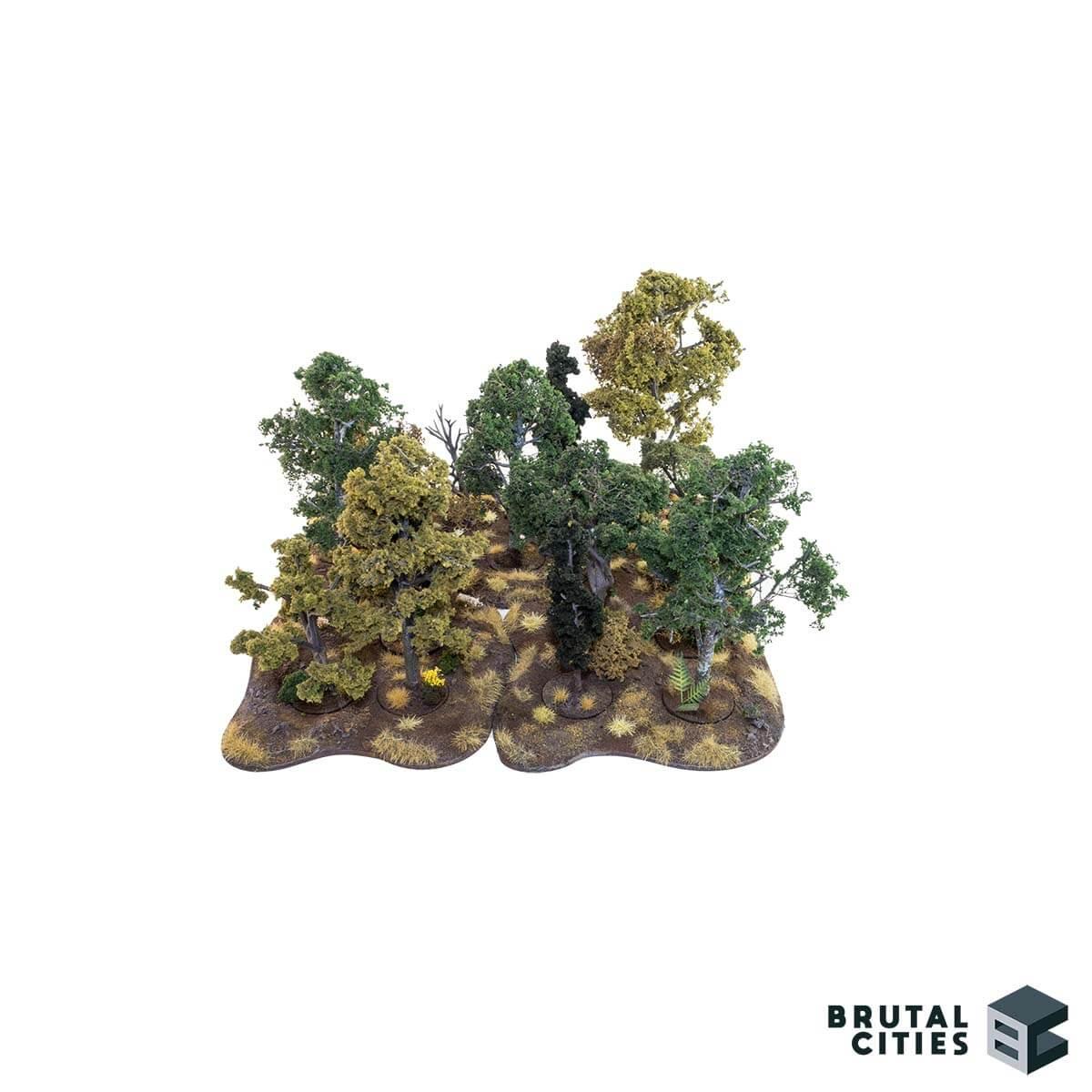 MDF Forest Terrain Bases (40mm) - Wargaming Terrain 