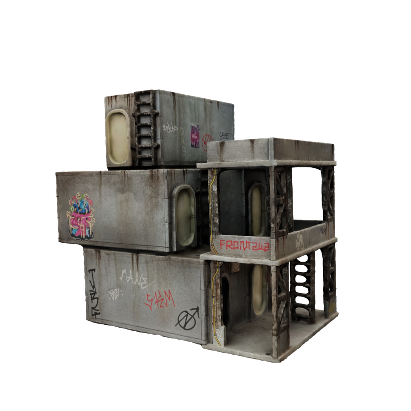 Modular Madness Bundle | MDF Modular Terrain – Brutal Cities