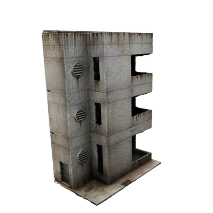 sci-fi office terrain mdf with three levels
