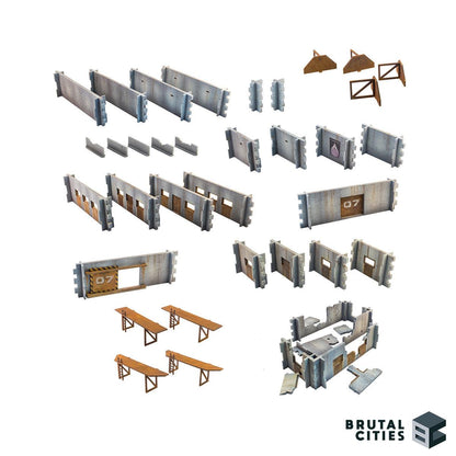 Adamant Complex Wall Bundle - Wargaming Terrain 