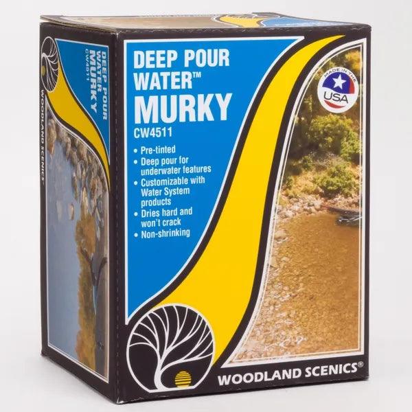 woodland scenics deep pour water murky