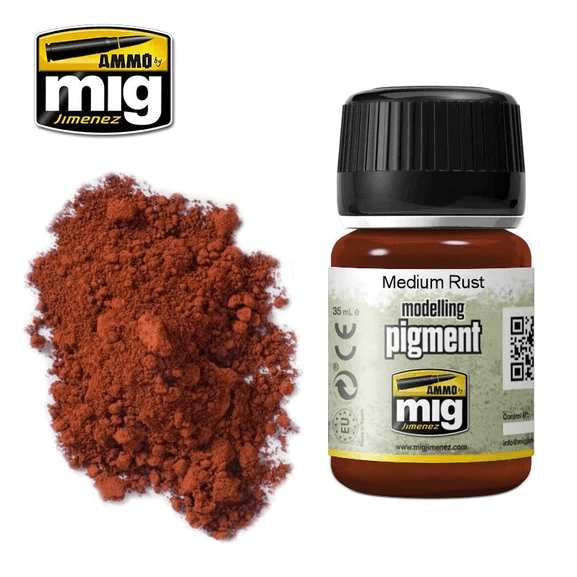 medium rust modelling pigment ammo paints 35ml